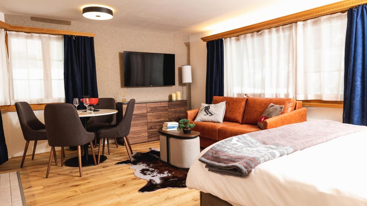 Wunderstay Alpine 16 Chic Studio Central Location Klosters Bagian luar foto