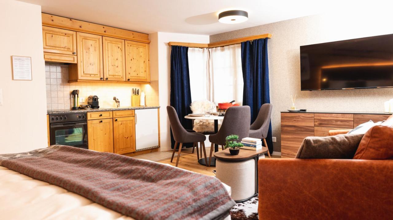 Wunderstay Alpine 16 Chic Studio Central Location Klosters Bagian luar foto